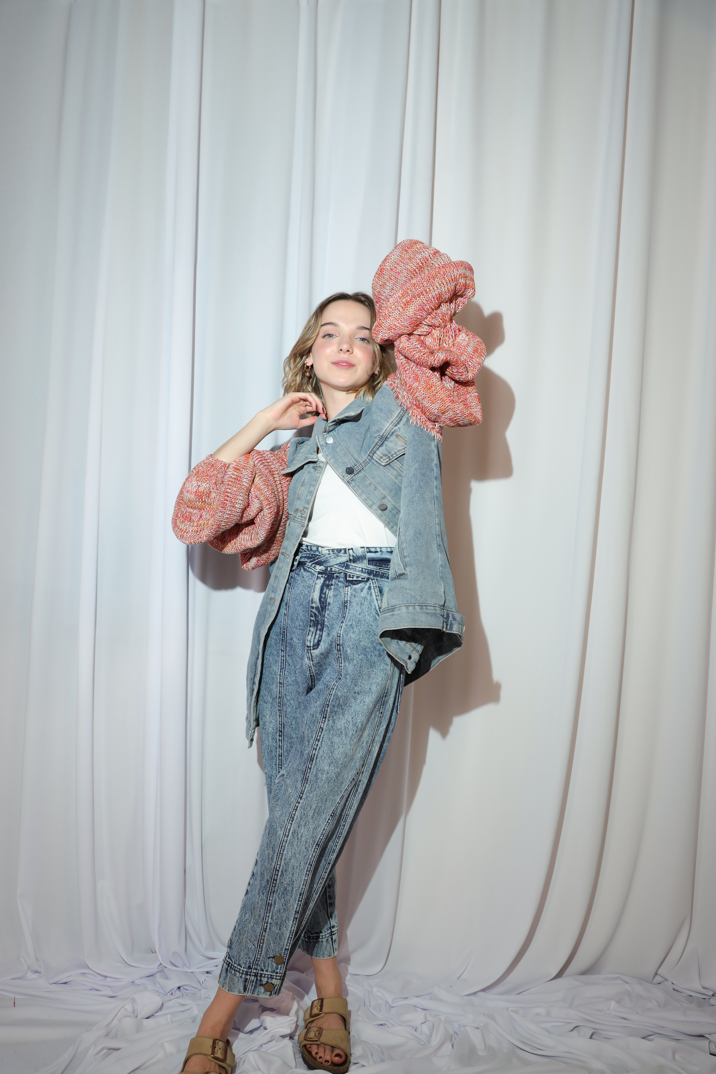 Jaqueta Jeans Oversized